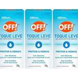 Kit 3 Repelente Off Toque Leve Icaridina Gel 100g