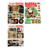Kit 3 Revistas Bordado Ponto De Cruz Agulha De Ouro Natal