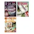 Kit 3 Revistas Bordado Vagonite Trançado Em Fitas E Sianinha