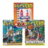 Kit 3 Revistas Recreio Infantis Novas Edição Especial Abril