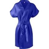 Kit 3 Robes Roupão Cetim Hobby Noiva Madrinha Lisos
