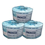 Kit 3 Rolo Bobina 8x100 Embalagem Autoclave Esterilizacao