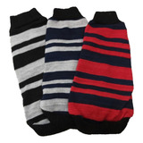 Kit 3 Roupas De Inverno Para Cachorro Pequeno Sueter Pincher