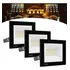 Kit 3 Ry Refletor Led 50w Holofote Cor Da Carcaça Preto Cor Da Luz Branco-quente 110v/220v