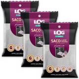 Kit 3 Saco P Lavar Roupas Grande Premium Log Ordene 50x60cm