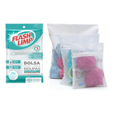 Kit 3 Sacos De Lavar Roupas Tênis Maquina De Lavar Tanquinho