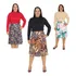 Kit 3 Saias Sortidas Midi Moda Evangélica Secretaria