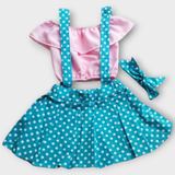 Kit 3 Salopetes Com