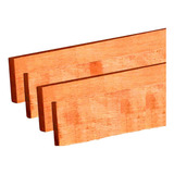 Kit 3 Sarrafos De Madeira Cambará Perobinha Bruto 10x2x3m