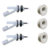 Kit 3 Sensor De Nível De Água La16m 40 Adaptador Pvc Eicos