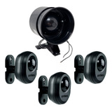 Kit 3 Sensor De Presença Movimento 1 Sirene Alarme Bivolt