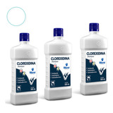 Kit 3 Shampoo Clorexidina World Para Cães Cachorro Gato Pele