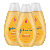 Kit 3 Shampoos Johnsons Baby Regular 200ml