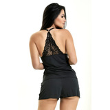 Kit 3 Short Doll Nadador C Renda Luxo Baby Doll Revenda Ful