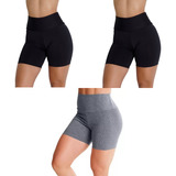 Kit 3 Short Suplex Academia Fitness Legging Corrida Natação