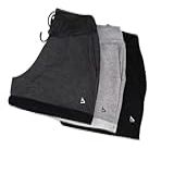Kit 3 Shorts Bermuda Feminina De Moletom Short Para Academia Tamanho GG Cor 1 Preto 1 Cinza 1 Grafite