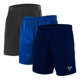 Kit 3 Shorts Esportivo
