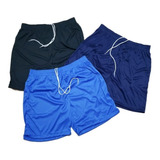 Kit 3 Shorts Masculino Plus Size