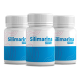 Kit 3 Silimarina Cardo Mariano Manipulado 200mg 60 Cápsulas Sabor Sem Sabor