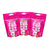 Kit 3 Snack Quatree Petisco Gatos Bola De Pelo Frango 60g