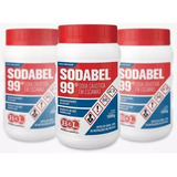 Kit 3 Soda Cáustica Escamas 99 Sodabel 3kg