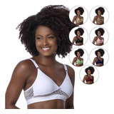 Kit 3 Soutiens Microfibra Sexy Lingerie Qualidade Atacado