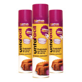 Kit 3 Spray Desmoldante Culinário Untafacil 600ml