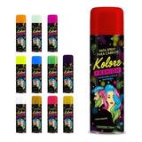 Kit 3 Spray Tinta Colorir Cabelo Temporário Fashion Carnaval