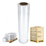Kit 3 Stretch Filme Bobina Virgem Tubete 50cm 300m Gold Sand