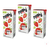 Kit 3 Suco De Morango Sem Glúten E Lactose Mupy Caixa 200ml