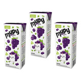 Kit 3 Suco De Uva Sem Glúten E Lactose Mupy Caixinha 200ml