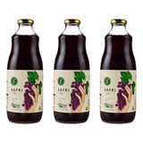 Kit 3 Suco De Uva Tinto Integral Orgânico Sáfri 1 L