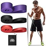 Kit 3 Super Band Elástico Borracha Crossfit Extra Forte