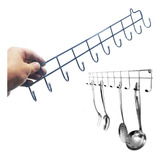 Kit 3 Suporte 10 Gancho Porta Roupas Arara Cabideiro Mancebo