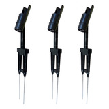 Kit 3 Suportes Apoio Vara Pesca Caniço Molinete Carretilha
