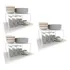 Kit 3 Suportes Notebook Prateleira Mesinha Aramado Aço 32cm Cor Branco