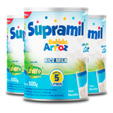 Kit 3 Supramil Bebida De Arroz Kids 500g Unilife