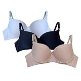 Kit 3 Sutiãs Adulto Sutian Soutien Sutien Lingerie Feminina BR Alfa P Regular P Sortidos 