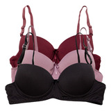 Kit 3 Sutiãs Soutien Sutien Comum Bojo Atacado