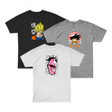 Kit 3 T shirts