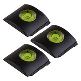 Kit 3 Tampas Protetoras Sapata Hotshoe Flash Nível Bolha