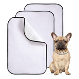 Kit 3 Tapete Higienico Caes Tam G 80 X 60cm Lavavel Xixi Sim