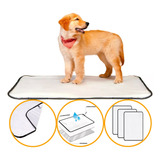 Kit 3 Tapetes Higiênicos Lavável Cães Cachorro Grande 100x90