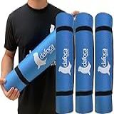 Kit 3 Tapetes Yoga Mat Exercícios Em EVA 50x180cm 5mm DF1032 Azul Dafoca Sports