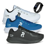 Kit 3 Tênis Masculino Speed Academia Corrida Brinde Relógio