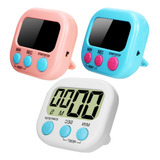 Kit 3 Timer Cozinha Temporizador Imã Geladeira Grandes