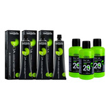 Kit 3 Tintas L oréal Inoa 60g 3 Ox 20v 60ml escolha A Cor