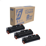 Kit 3 Toner Ce285a Cb435a Cb436a Ce278a Compatível 100 Novo