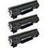 Kit 3 Toner P/ Laser M1536dnf 1536dnf 1536 M1536 - Promoção