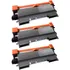 Kit 3 Toner Tn450 Tn420 Tn410 P/ Mfc7360n Mfc7360 7360n Tinta Preto